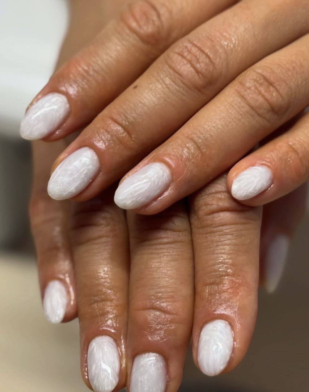 Blanc nacré texturé